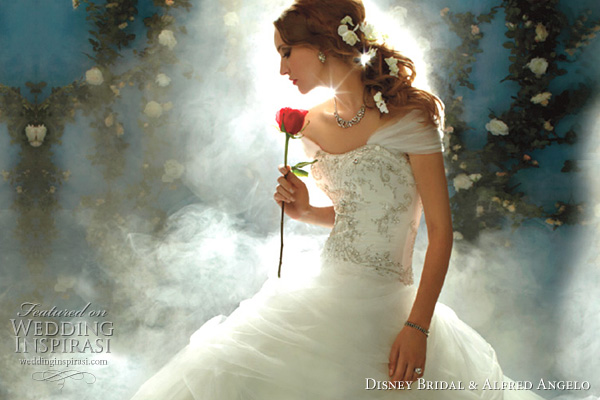 Disney Fairy Tale Weddings by Alfred Angelo for Disney Bridal - Princess Belle, Beauty and the Beast wedding dress