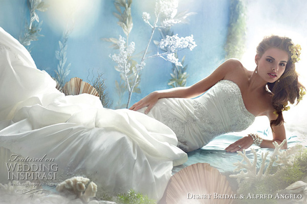 Disney Fairy Tale Weddings by Alfred Angelo for Disney Bridal - Princess Ariel wedding dress