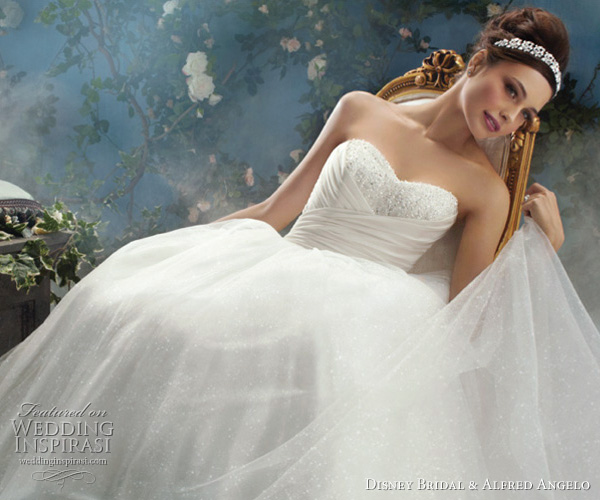Disney Fairy Tale Weddings - Cinderella wedding dress by Alfred Angelo for Disney bridal