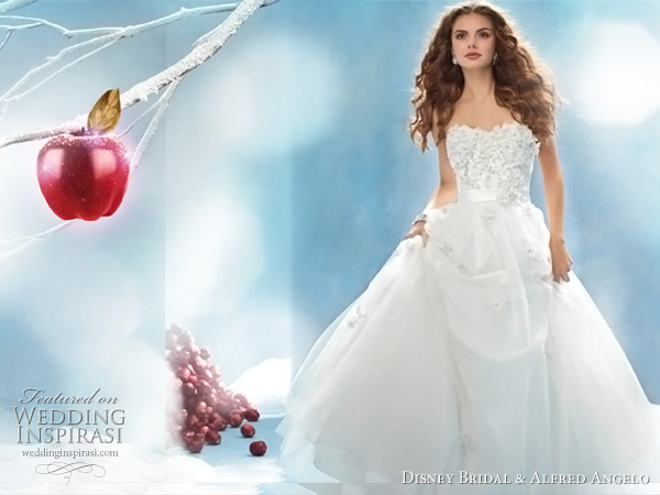 Disney Princess Snow White wedding dress, Alfred Angelo 