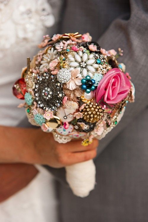 Fun and Funky Wedding Bouquets for the Non-Traditional Bride - Wedding Party: 